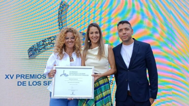 El Ayuntamiento de Ciudad Real recibe una Mención Especial en los XV Premios a la Excelencia y la Calidad en la Prestación de los Servicios Públicos de Castilla-La Mancha
