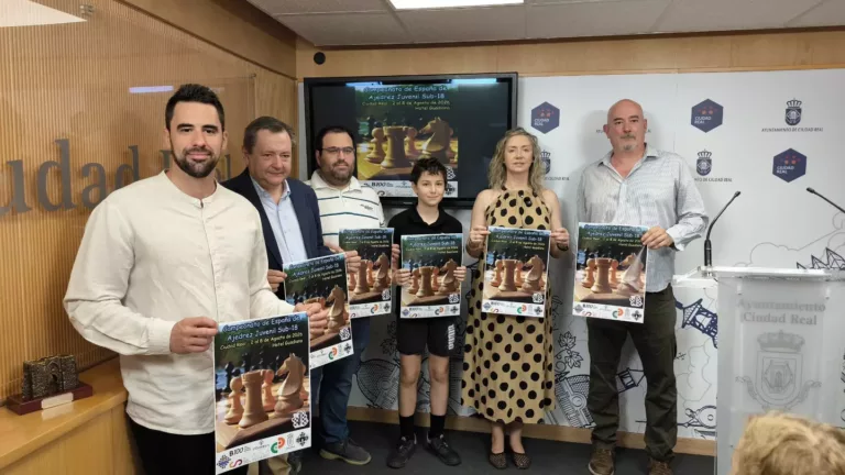 Ciudad Real acogerá en agosto el Campeonato de España de Ajedrez Sub 18
