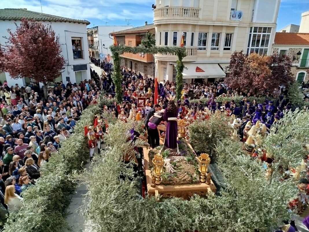Una imagen de la celebración del Prendimiento en Aldea del Rey