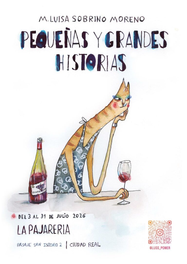 Ciudad Real: María Luisa Sobrino Moreno inaugura este viernes en La Pajarería su exposición «Pequeñas y grandes historias»
