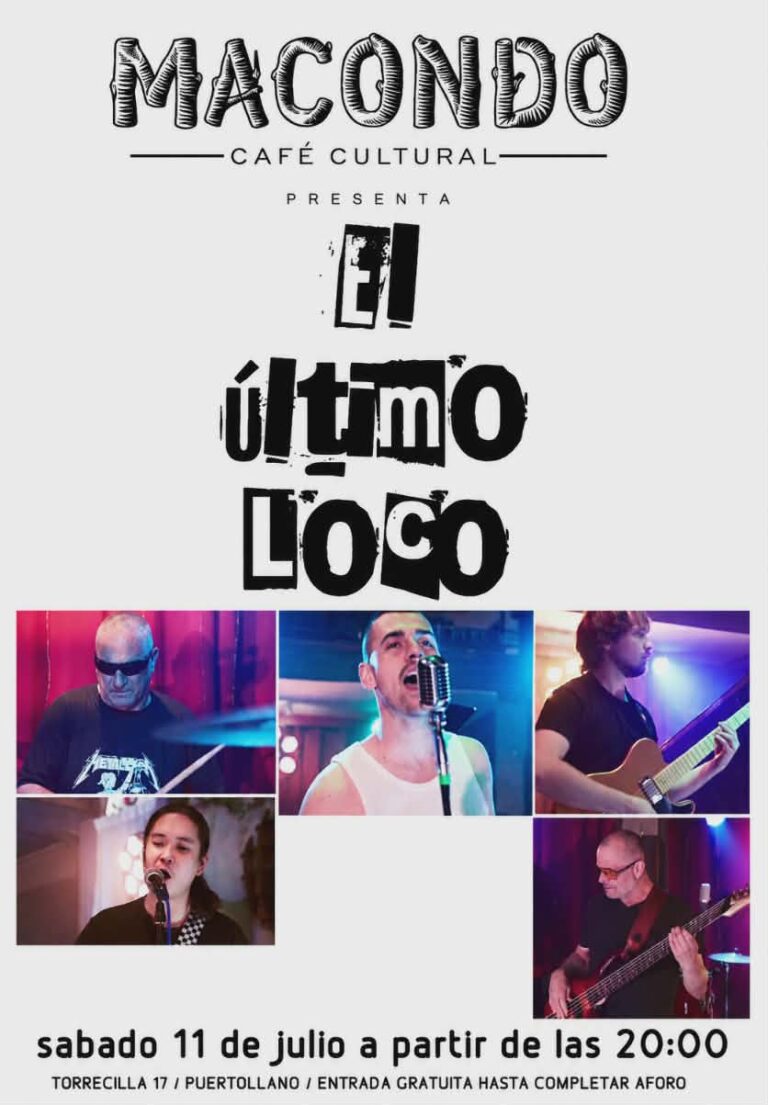 Tributo al «Canto del loco», este sábado en Macondo Café Cultural de Puertollano
