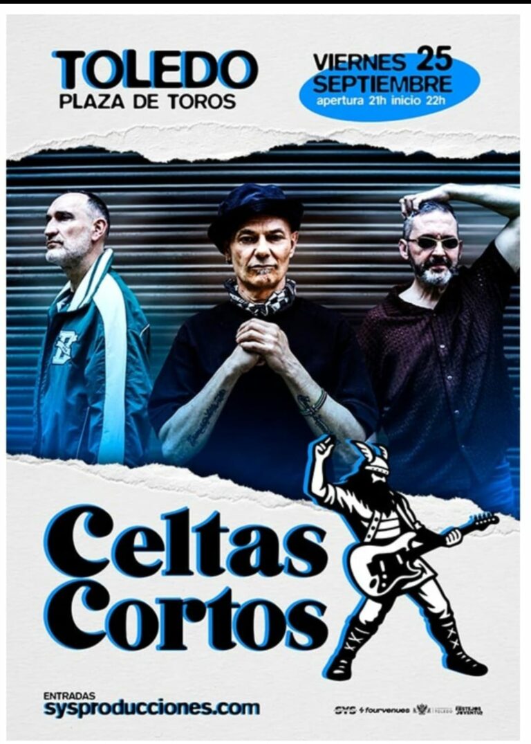 Celtas Cortos actuarán el 25 de septiembre en la plaza de toros de Toledo