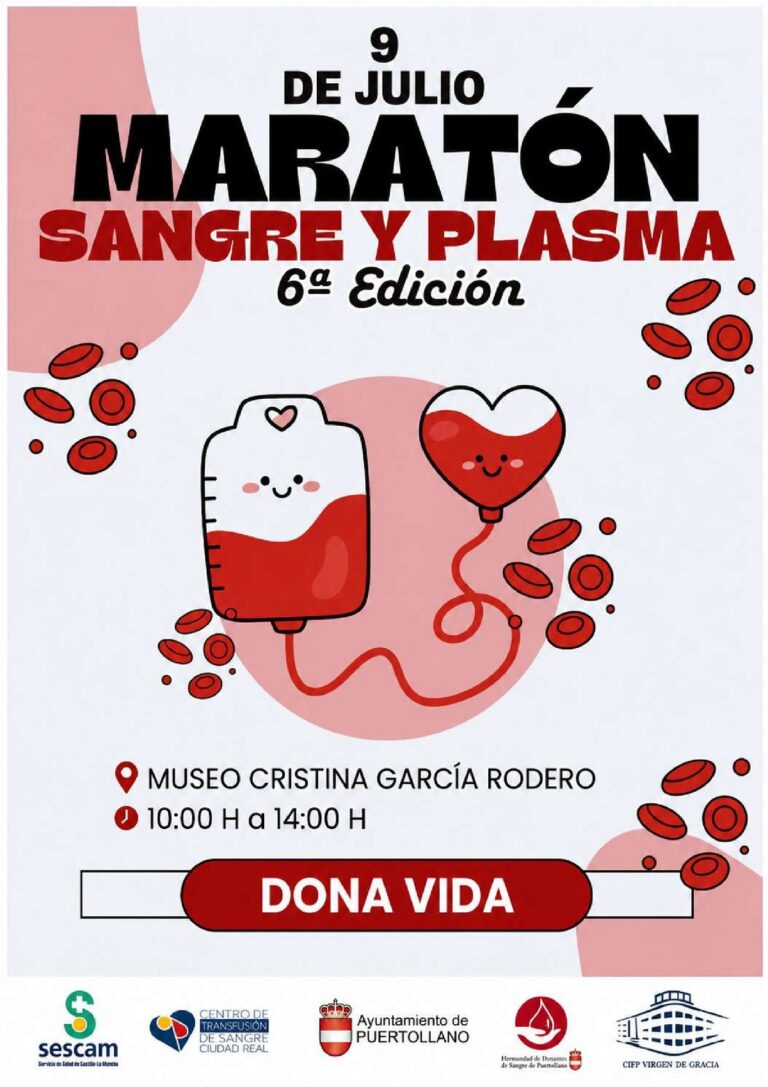 Puertollano: La Hermandad de Donantes de Sangre celebra este jueves el VI maratón de donaciones en el Museo García Rodero