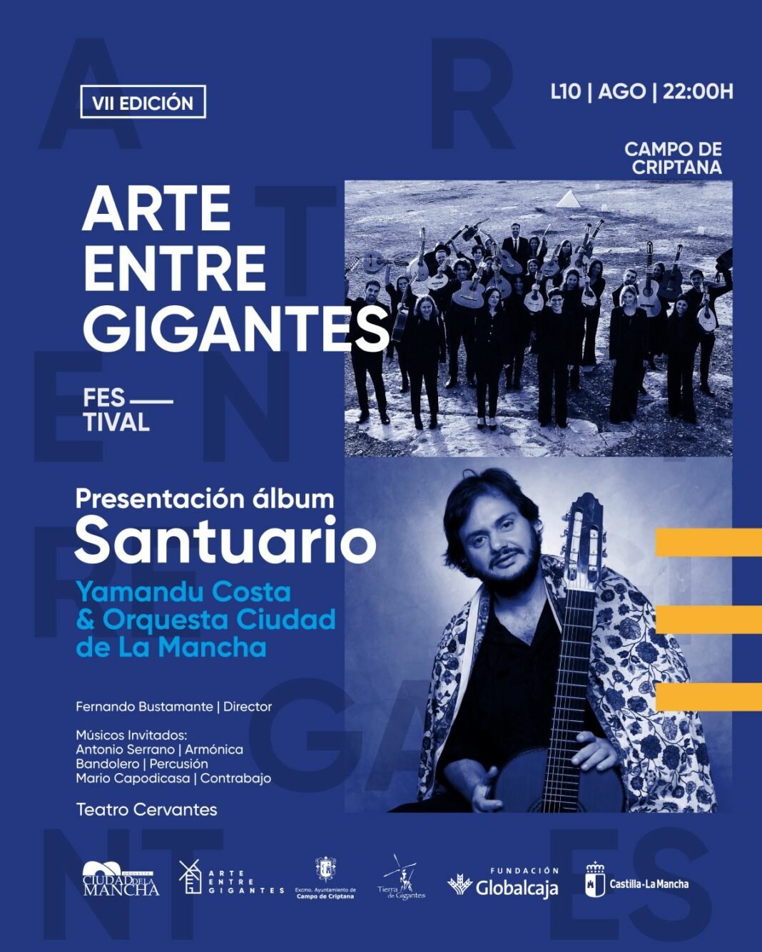 Cartel Santuario. OCM y Yamandu