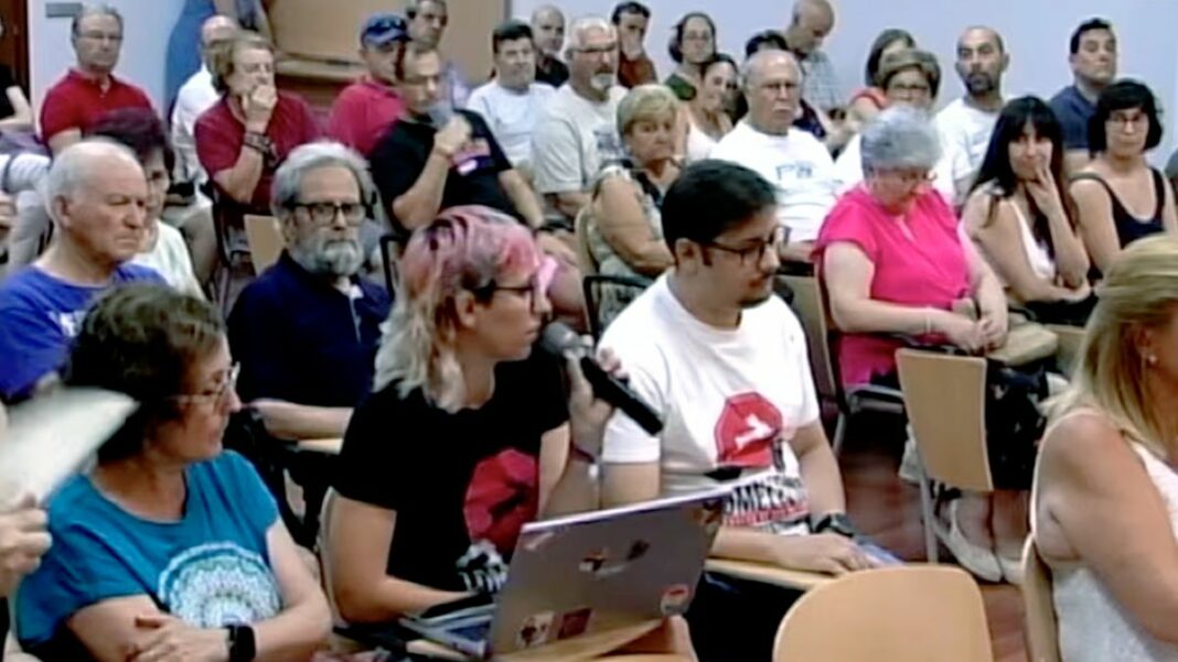 Intervención de la plataforma en la comparecencia del alcalde