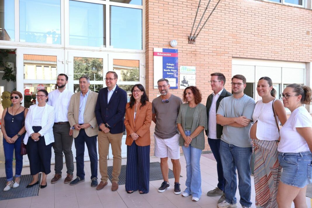 Blanca Fernández visita CEIP Benito Pérez Galdós de Miguelturra 1