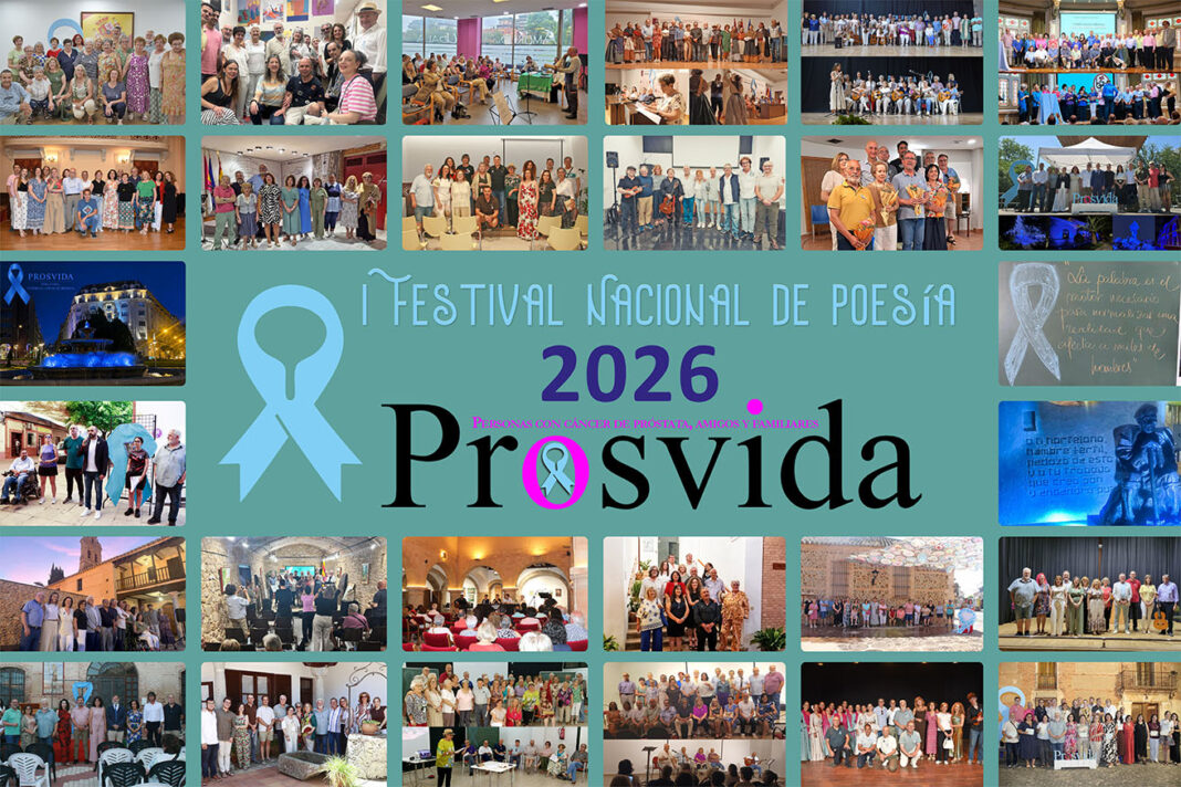 Cartel de los recitales de PROSVIDA en el año 2026