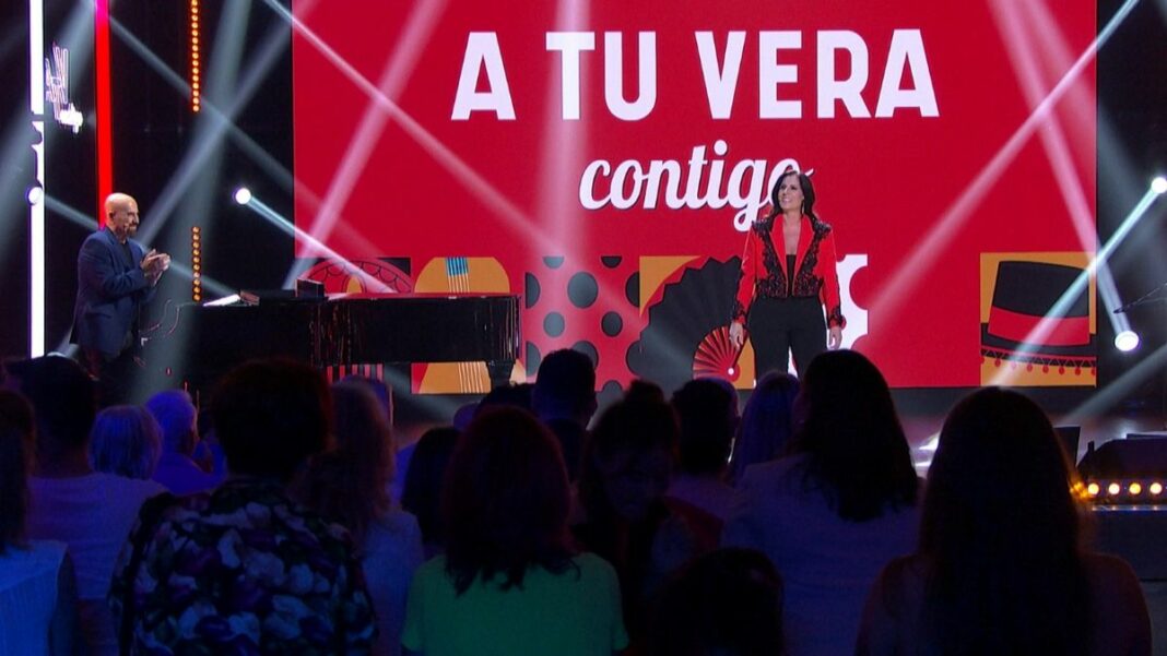 Diana Navarro en una de las audiciones de 'A tu vera contigo'