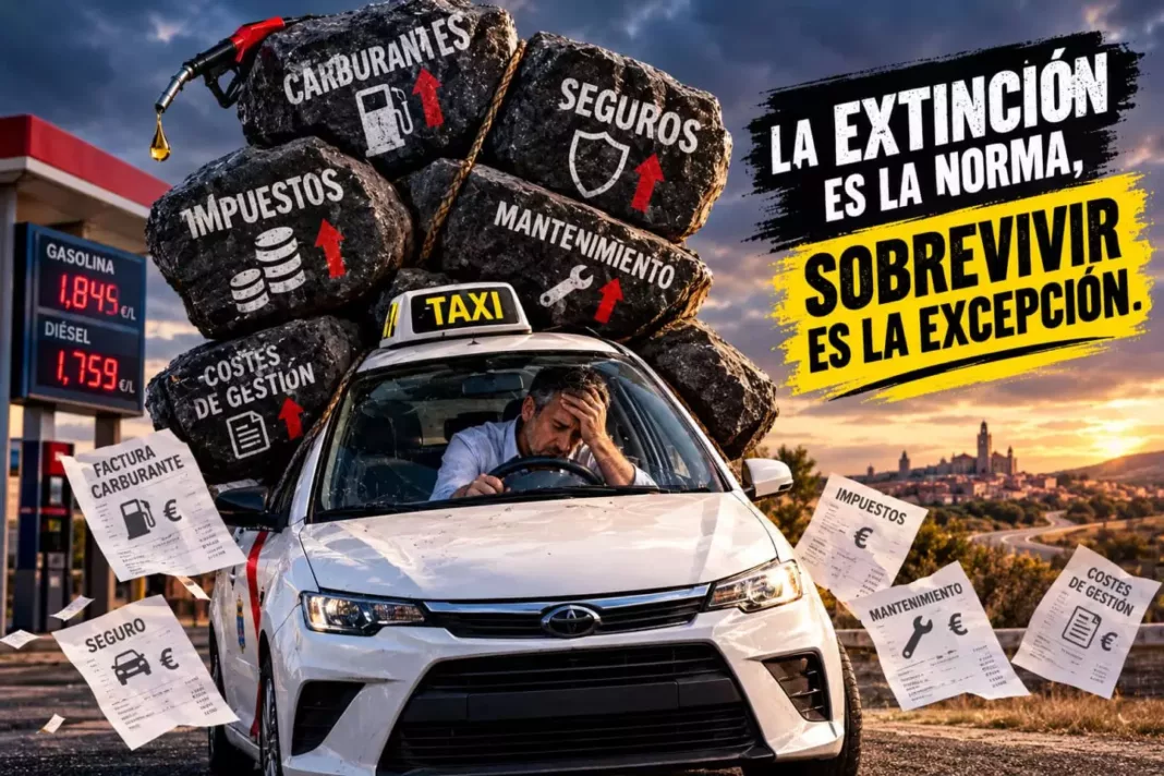 foto la extinción del taxi