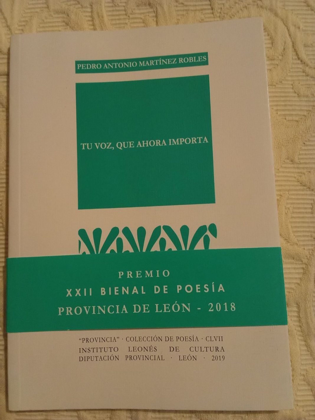 Cubierta de Tu voz, que ahora importa